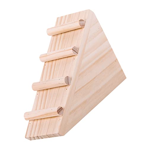 SUPVOX Holzleiterdekoration Barsch Klettern Zwerghamster Und Hamster -kletterspielzeug Verstecken Kleine Haustierleiter Tierhaushamster Hängend Hamsterspielzeug Zubehör Chinchilla-Leiter von Supvox