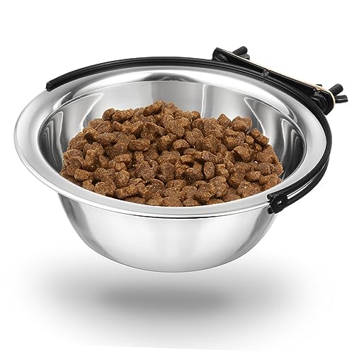 SUPVOX Hundenapf Hängende Futterschüssel für und Katzen Rostfrei Installieren für Futter und Wasser für Käfige und SUPVOX Hundenapf Hängende Futterschüssel für und Katzen Rostfrei Installieren für Futter und Wasser für Käfige und von Supvox