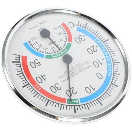 SUPVOX Hygrometer Thermometer für Innen und Außenbereich Präzises Temperaturmessgerät mit Faltbarem Ständer Langlebig Material Installieren SUPVOX Hygrometer Thermometer für Innen und Außenbereich Präzises Temperaturmessgerät mit Faltbarem Ständer Langlebig Material Installieren von Supvox