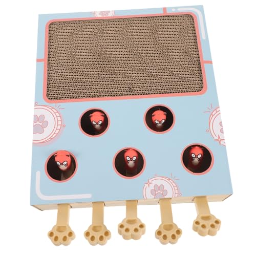SUPVOX Interaktives Katzenspielzeug aus Holz mit Kratzbrett Stresslinderndes Katzen Robustes Kratzspielzeug für Katzen Fördert Bewegung und Spielspaß Zuhause SUPVOX Interaktives Katzenspielzeug aus Holz mit Kratzbrett Stresslinderndes Katzen Robustes Kratzspielzeug für Katzen Fördert Bewegung und Spielspaß Zuhause von Supvox