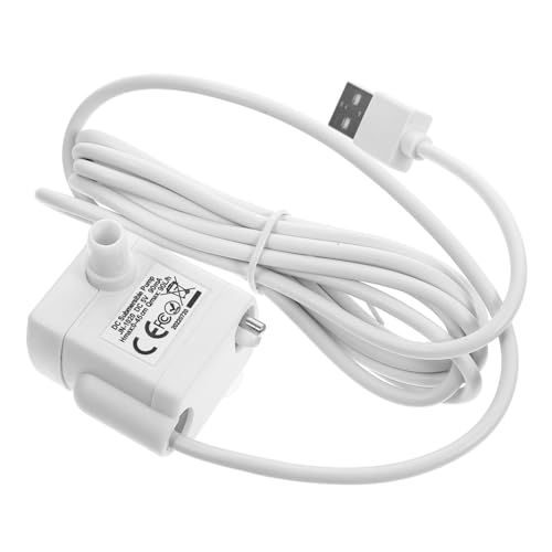 SUPVOX Katze Wasserbrunnen Pumpe Material Langlebig Leise Betrieb Verstellbar für Haustier Trinkbrunnen Ersatzpumpe Geeignet für Katzen Haustier Wasserspender von Supvox