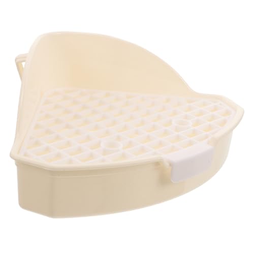 SUPVOX Kleintier Ecktoilette Weiß Dreieckiges Urinal Töpfchen für Kaninchen Meerschweinchen mit Platzsparendem Design Leicht zu Reinigen Langlebig für Innen und Außenbereiche SUPVOX Kleintier Ecktoilette Weiß Dreieckiges Urinal Töpfchen für Kaninchen Meerschweinchen mit Platzsparendem Design Leicht zu Reinigen Langlebig für Innen und Außenbereiche von Supvox