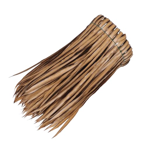 SUPVOX Künstliches Strohdach Synthetisches Feuerfestes Reetdach für DIY Garten Landschaftsdekoration Realistische Form und Farbe Geeignet für Sommerdeko Draußen und Heimwerkerprojekte von Supvox