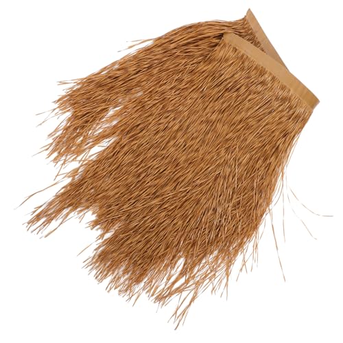 SUPVOX Künstliches Strohdach Wetterfestes Leichtes Reetdach für Garten und Terrassendekor UV Beständig Pflegeleicht Einfache ohne Wartung Tropisches Flair für Außenbereich SUPVOX Künstliches Strohdach Wetterfestes Leichtes Reetdach für Garten und Terrassendekor UV Beständig Pflegeleicht Einfache ohne Wartung Tropisches Flair für Außenbereich von Supvox