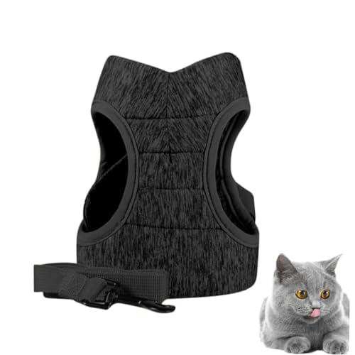 SUPVOX Leichtes Katzengeschirr Brustgeschirr Atmungsaktiv Komfortabel Verstellbar aus Robustem Material für Katzen SUPVOX Leichtes Katzengeschirr Brustgeschirr Atmungsaktiv Komfortabel Verstellbar aus Robustem Material für Katzen von Supvox