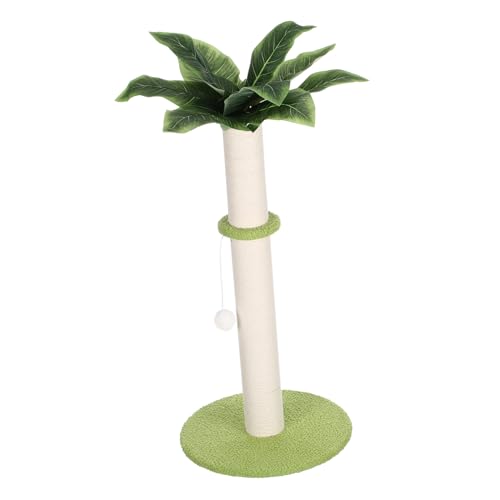 SUPVOX Moderner Katzen Kratzbaum Baumförmig Kratzpfosten Indoor Katzenkratzmöbel mit Hängendem Spielball Vertikaler Kratzbaum für Katzen Fitness und Unterhaltung Platzsparend und Einfach von Supvox