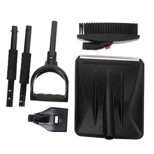 SUPVOX Multifunktionaler Auto Schneeschieber mit Abnehmbarem Eiskratzer und Ergonomischem Griff Leichter Kratzfreier Schneeräumer für Windschutzscheibe Platzsparend und Vielseitig für von Supvox