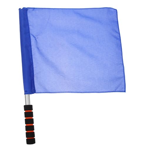 SUPVOX Referee Flag Handheld Schwenkfahne Leichtgewichtige Signalflagge für Sportwettkampf mit Hochsichtbarem Design für Schiedsrichter und Linienrichter bei Outdoor Events von Supvox