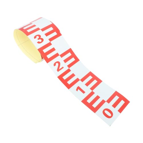 SUPVOX Reflektierender Selbstklebender Pool Wasserstandsanzeiger PVC Wasserstandsmesser Schwimmbad Zubehör Wasserresistent Langlebig Einfache Installation von Supvox