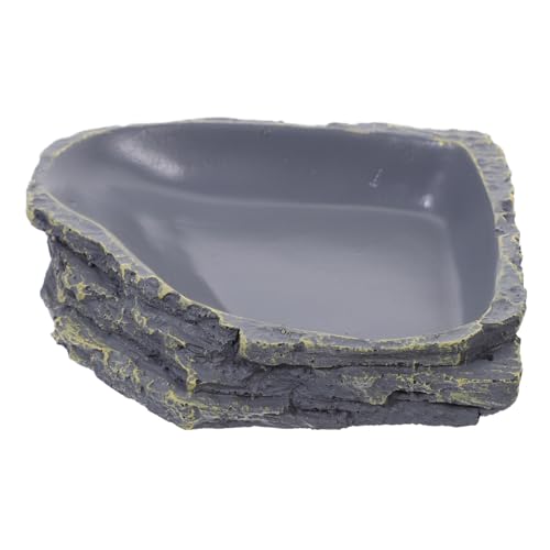 SUPVOX Robuste Reptilien Futterschale aus Resin Natürliche Optik Geeignet für Wasserversorgung und Futter Langlebig Leicht zu Reinigen für Schildkröten Eidechsen Geckos und Kleine SUPVOX Robuste Reptilien Futterschale aus Resin Natürliche Optik Geeignet für Wasserversorgung und Futter Langlebig Leicht zu Reinigen für Schildkröten Eidechsen Geckos und Kleine von Supvox