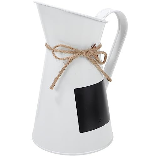 SUPVOX Rustikaler Metall Blumeneimer Vintage Blumentopf Vase für Deko Zimmer Büro von Supvox