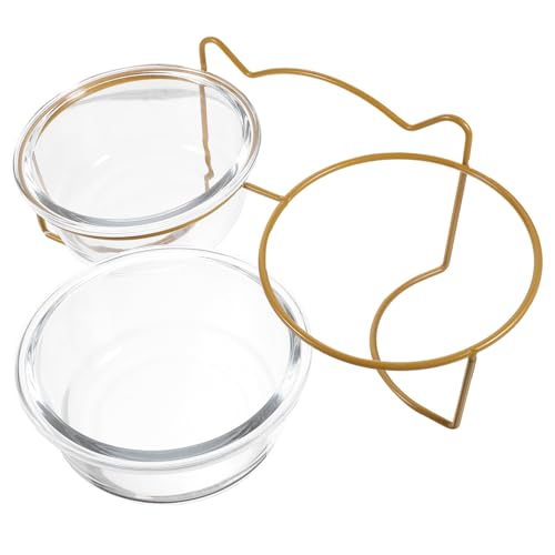SUPVOX Schräger Erhöhtes Glas futternapf Katzen und Kleine Hunde Neigung für Ergonomisches Fressen Stabiles Gestell Langlebiges Material Komfortable Futterstation für Haustiere SUPVOX Schräger Erhöhtes Glas futternapf Katzen und Kleine Hunde Neigung für Ergonomisches Fressen Stabiles Gestell Langlebiges Material Komfortable Futterstation für Haustiere von Supvox