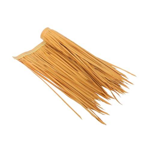 SUPVOX Simulation Strohdach Dachplatte Künstliches Stroh Pe Material Wetterfest Gartendeko Terrasse Pavillon Dekoration Hitzebeständig Langlebig von Supvox