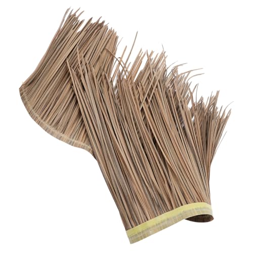 SUPVOX Simuliertes Strohdach Feuersicher Künstliches Strohmatten Dach DIY Gartendeko Außen und Innen Wetterfest Natürliche Langlebig von Supvox
