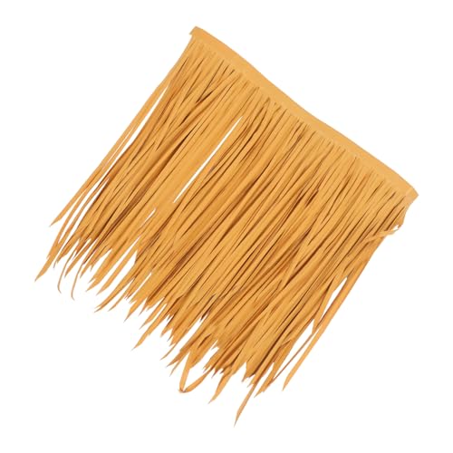 SUPVOX Simuliertes Strohdach Pe dachabdeckung Gartendeko Realistische Nachbildung Wetterfest Geeignet für Gartenlandschaft DIY Dekoration Terrasse und Außenbereich von Supvox