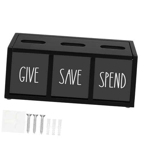 SUPVOX Spardose aus Holz mit Durchsichtigem Sichtfenster Robuste Sparbox für Münzen und Scheine Geld aufbewahrungsbox zur Spielerischen Finanzbildung Sparen und Ausgeben Lernen für SUPVOX Spardose aus Holz mit Durchsichtigem Sichtfenster Robuste Sparbox für Münzen und Scheine Geld aufbewahrungsbox zur Spielerischen Finanzbildung Sparen und Ausgeben Lernen für von Supvox