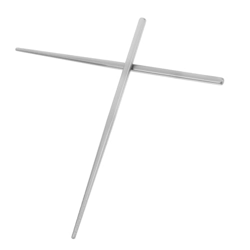 SUPVOX Titan Essstäbchen Ultraleicht Wiederverwendbar Robust Rutschfest Camping und Haushalt Tragbar Hochwertige Metall Essstäbchen aus Titan Langlebig und Korrosionsbeständig von Supvox