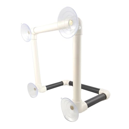 SUPVOX Vogel Duschstange mit Starken Saugnäpfen Tragbarer PVC Sitzstangen Halter für Wellensittiche Kanarienvögel Nymphensittiche Einfach zu Montieren Geeignet für Badewand und Fenster von Supvox