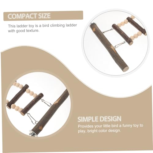 SUPVOX Vogel Kletterleiter aus Holz Langlebiges Papageien Budgie Step Ladder Trainingsleiter für Wellensittiche Interaktives Haustier Klettergerüst Fördert Bewegung und Aktivität SUPVOX Vogel Kletterleiter aus Holz Langlebiges Papageien Budgie Step Ladder Trainingsleiter für Wellensittiche Interaktives Haustier Klettergerüst Fördert Bewegung und Aktivität von Supvox