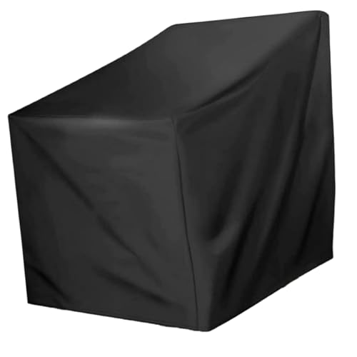 SUPVOX Wasserdichte Gartenschaukelstuhl Abdeckung mit Verstellbarem Zugband Winddichter und Schmutzabweisender Patio Stuhl Schutz für Outdoor Lounge Möbel von Supvox