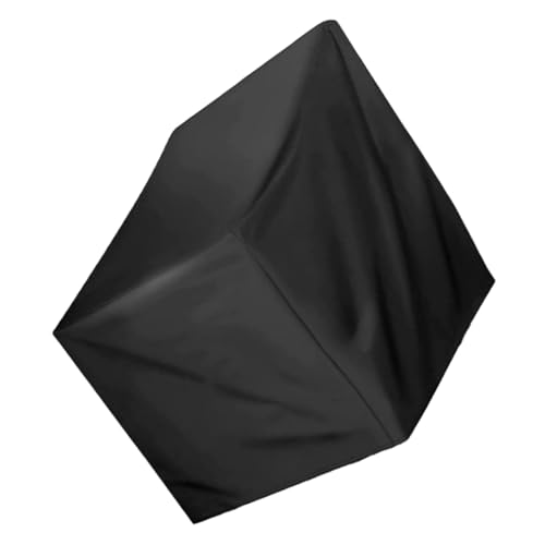 SUPVOX Wasserdichte Outdoor Schaukelstuhl Abdeckung aus Polyester für Gartenmöbel Leicht UV Wetterbeständig Schutz vor Sonne Frost und Laub Schwarz von Supvox