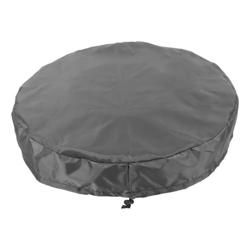 SUPVOX Wasserdichte Oxford Schutzhülle für Outdoor Wasserbehälter Staub Insektenschutz Wiederverwendbare Regentonnen abdeckung Tiefgrau Robust und Wetterbeständig von Supvox