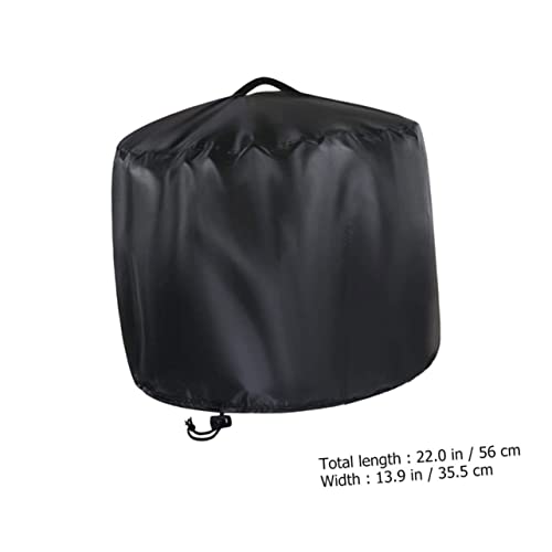 SUPVOX Wasserdichte Reißfeste Feuerschalenabdeckung Rund mit UV Schutz Strapazierfähige Patio Fire Pit Cover Inklusive Praktischem Aufbewahrungsbeutel Wetterfeste Schutzhaube für Outdoor von Supvox