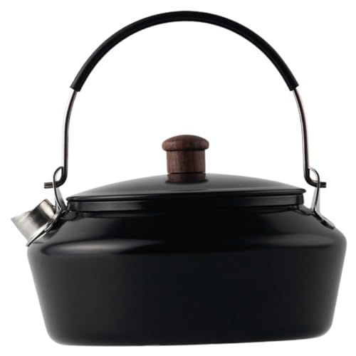 Supvox Stainless Steel Camping Wasserkocher Robuster Teekessel Für Outdoor-aktivitäten Retro-design Für Kochen Teezubereitung Und Camping-zubehör von Supvox