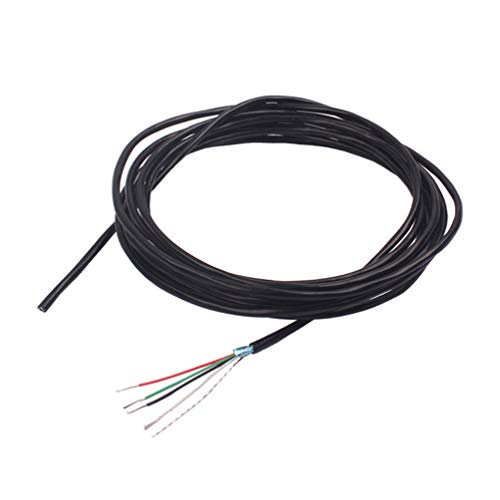 Schaltungskabel Für Gitarre Abgeschirmter Draht 4 Leiter Abgeschirmtes Kabel Erdfarben Lipgloss von Supvox