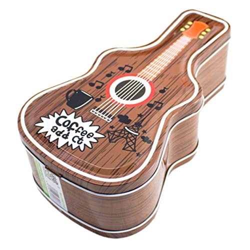 Supvox 1 Stück Gitarre Sparschwein Sparen Kasse Erwachsene Sparbüchse Rot Retro Jungs Spardose Coole Sparschweine Münzzählglas Geheimes Sparschwein Bank Wechseln Weißblech Schwarz von Supvox