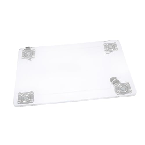 Supvox 1 Stück Pflanzenroller mit Rädern Quadratisches Blumenuntersetzer Acryl für Bewegen von Blumentöpfen Robust und Pflegeleicht von Supvox