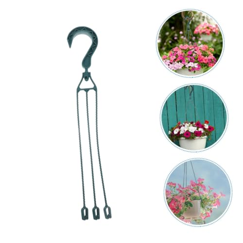 Supvox 10 Stück Teiliges Hängende Blumentopf haken aus Robustem Kunststoff Wetterbeständig und Langlebig Drehbar für Balkon Geländer und Zimmerdekoration Einfach anzubringen von Supvox