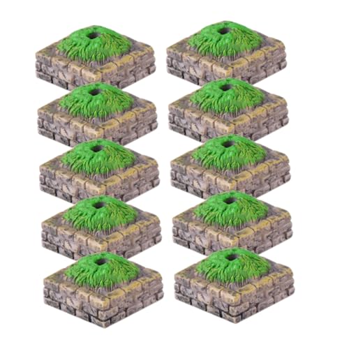 Supvox 10 Stück Teiliges Mini Baum Altar Sockel Modell aus Langlebigem Harz Naturgetreues Landschaftsdekor Platzsparend Leicht zu Transportieren für DIY Modelllandschaften und Supvox 10 Stück Teiliges Mini Baum Altar Sockel Modell aus Langlebigem Harz Naturgetreues Landschaftsdekor Platzsparend Leicht zu Transportieren für DIY Modelllandschaften und von Supvox