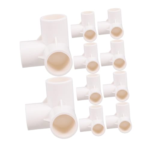 Supvox 10 Stück Teiliges PVC Rohrverbinder Langlebige Wasseranschluss Adapter mit Glatter Innenfläche Einfache Installation Zuverlässiger Dichter Schlauchverbinder für Wasserversorgung Supvox 10 Stück Teiliges PVC Rohrverbinder Langlebige Wasseranschluss Adapter mit Glatter Innenfläche Einfache Installation Zuverlässiger Dichter Schlauchverbinder für Wasserversorgung von Supvox