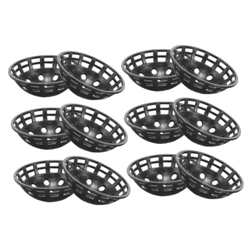Supvox 12 Stück Blumentopf Loch mesh Pads Schalenförmige Drainagegitter Atmungsaktive Bonsai Bodenmatten Robust und Ventiliert Verhindern Wurzelfäule Für Gartenpflanzen und Übertopf von Supvox