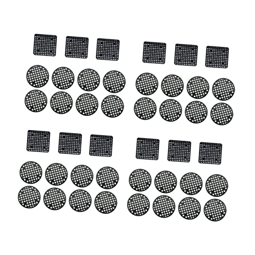 Supvox 120 Stück Teiliges Pflanztopf Bodengitter aus PP Kunststoff Rund Quadratisch Drainage Mesh Pads für Zimmerpflanzen Bonsai und Outdoor blumentöpfe Verhindert Insektenbefall und von Supvox