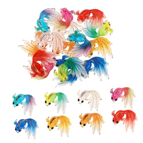 Supvox 15 Stück Teiliges Miniatur Goldfisch Dekoration für Aquarien Kreative Wasserlandschaft Accessoires für Zuhause Lebensechte Figuren für Party Deko Supvox 15 Stück Teiliges Miniatur Goldfisch Dekoration für Aquarien Kreative Wasserlandschaft Accessoires für Zuhause Lebensechte Figuren für Party Deko von Supvox