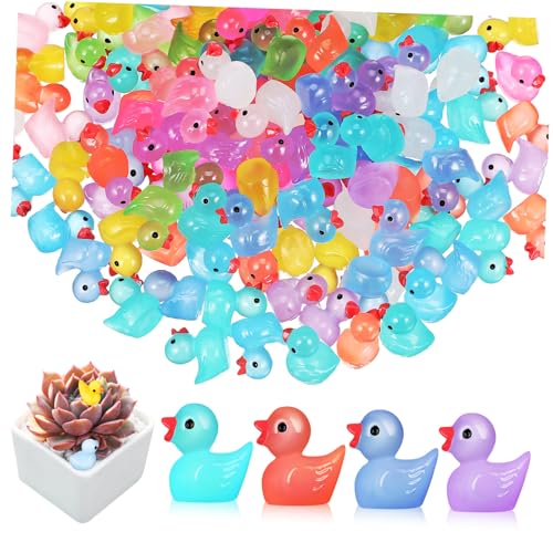 Supvox 150 Stück Mini Leuchtende Harz Enten Kleine Glühende Figuren Kompakte Miniatur Deko für Auto Schreibtisch Bücherregal Stimmungsvolle Nachtbeleuchtung Supvox 150 Stück Mini Leuchtende Harz Enten Kleine Glühende Figuren Kompakte Miniatur Deko für Auto Schreibtisch Bücherregal Stimmungsvolle Nachtbeleuchtung von Supvox