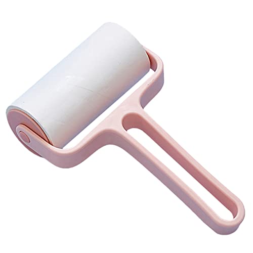 Supvox 1Pc Roller Haaraufkleber Fussel Kleidung Kleidung Tierhaarrolle Haarentfernungsrolle Rollen Teppich Haustiere Haarkleberolle Austauschbare Papierrolle Kleidung Haarrolle Pp Pink von Supvox