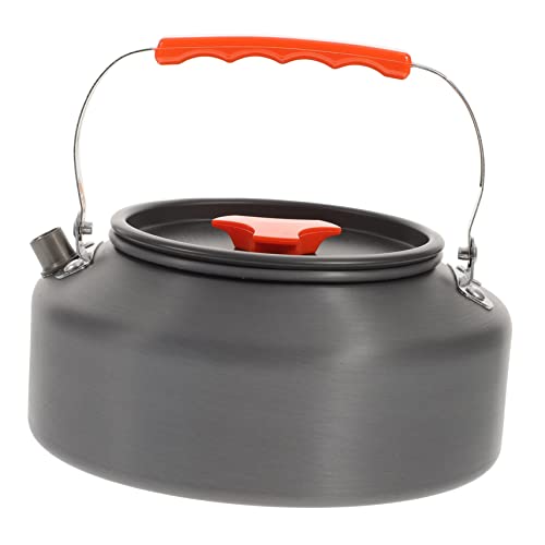 Supvox 1Stück Outdoor Camping Wasserkocher Aluminiumlegierung Großer Teekessel Tragbar Rutschfester für Reisen und Langlebig zu Reinigen Supvox 1Stück Outdoor Camping Wasserkocher Aluminiumlegierung Großer Teekessel Tragbar Rutschfester für Reisen und Langlebig zu Reinigen von Supvox