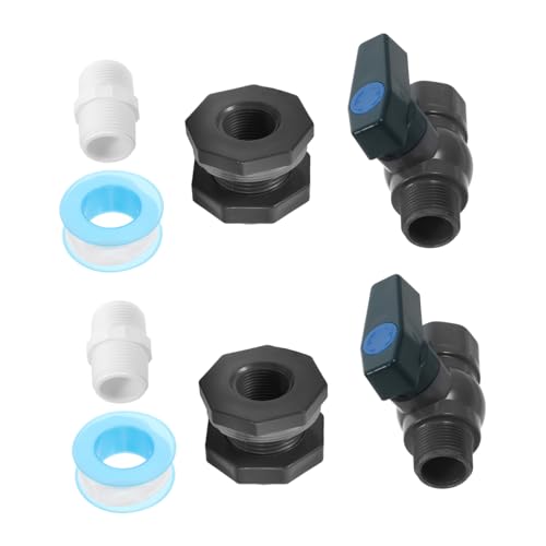 Supvox 2 Sätze Teiliges Wasserhahn PVC Adapter mit Absperrventil Wasser Verteiler Garten Wasserspender Kompatibel für Tanks Aquarien Fässer Pools Supvox 2 Sätze Teiliges Wasserhahn PVC Adapter mit Absperrventil Wasser Verteiler Garten Wasserspender Kompatibel für Tanks Aquarien Fässer Pools von Supvox