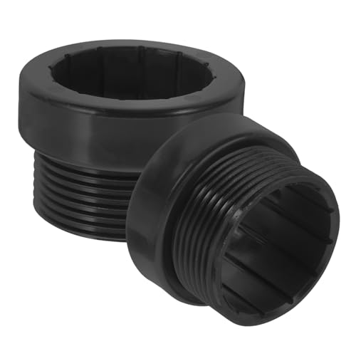 Supvox 2 Stück Dachstabstabilisatoradapter Stützschirm Poolschirm Universal- im Freien Schirmstabilisator-Adapter -Außenterrassenstabilisator Dachzubehör Plastik Schwarz von Supvox