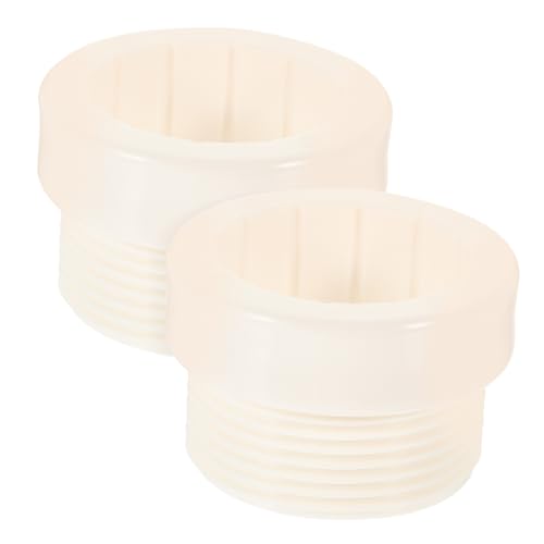Supvox 2 Stück Dachstabstabilisatoradapter im Freien Stand Strand Schwimmbad Poolschirm -Stabilisierungsadapter Schirmadapter Adapter für Outdoor-Regenschirme Plastik Weiß von Supvox