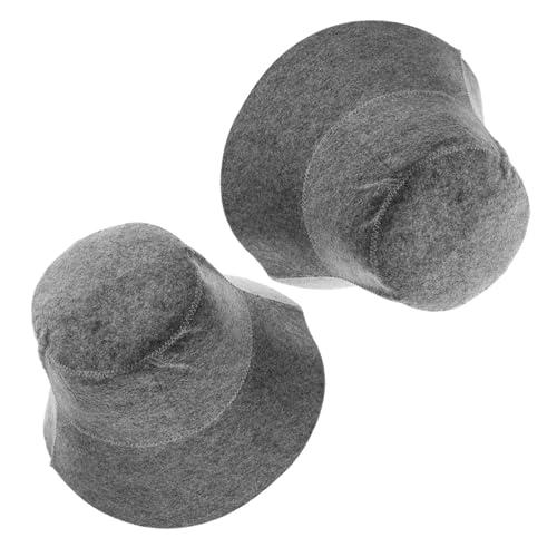 Supvox 2 Stück Filz Saunahut Wasserabsorbierend Leicht Schnell Trocknend Saunazubehör für Damen Herren Sauna Dampfbad Badezimmer Supvox 2 Stück Filz Saunahut Wasserabsorbierend Leicht Schnell Trocknend Saunazubehör für Damen Herren Sauna Dampfbad Badezimmer von Supvox