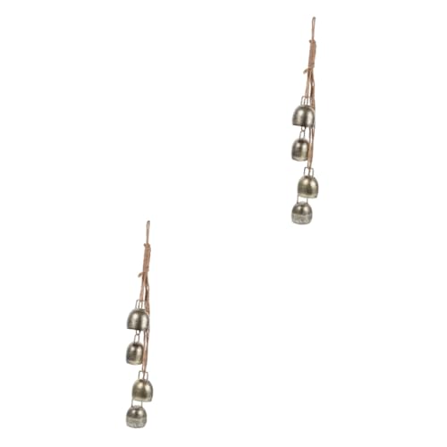 Supvox 2 Stück Glockenhandwerk hängende Kuhglocken alte Kuhglocken rustikale Weihnachtsglocken hängende Glockendekorationen Glockenverzierung rustikale Glocken Metall Supvox 2 Stück Glockenhandwerk hängende Kuhglocken alte Kuhglocken rustikale Weihnachtsglocken hängende Glockendekorationen Glockenverzierung rustikale Glocken Metall von Supvox