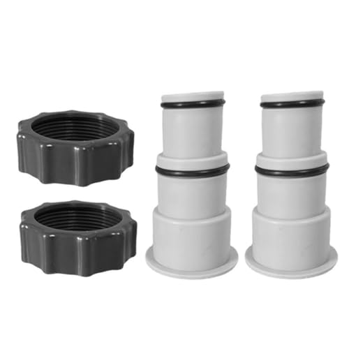 Supvox 2 Stück Pool Pump Adapter Teilig Schlauchadapter für Schwimmbadfilter Vielseitiger für Poolpumpe Kompatibel mit Verschiedenen Filtersystemen Ersatzteil Zubehör von Supvox