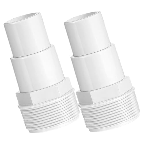 Supvox 2 Stück Poolschlauch Adapter Teiliges Langlebigem Kunststoff Installieren Widerstandsfähig und Kompatibel als Ersatzteil für Poolpumpen und Filtersysteme von Supvox