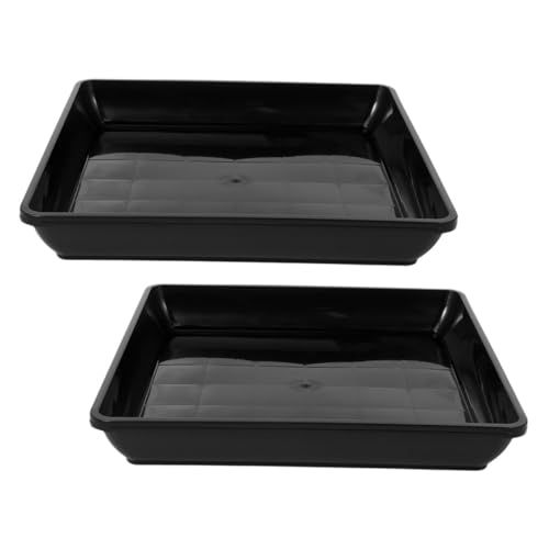 Supvox 2 Stück Rechteckige Pflanzuntersetzer Kunststoff Verdicktes Tropfschalen Tablett für Blumentöpfe Vielseitige Pflanzenablage für Balkon und Garten Leicht zu Reinigen Strapazierfähig Supvox 2 Stück Rechteckige Pflanzuntersetzer Kunststoff Verdicktes Tropfschalen Tablett für Blumentöpfe Vielseitige Pflanzenablage für Balkon und Garten Leicht zu Reinigen Strapazierfähig von Supvox