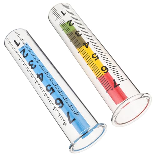 Supvox 2 Stück Regenmesser Glas Ersatzrohr aus Hochborosilikat Glas Präzise Messung Wetterbeständig für Garten Außenbereich Niederschlagsmesser Robust Langlebig Supvox 2 Stück Regenmesser Glas Ersatzrohr aus Hochborosilikat Glas Präzise Messung Wetterbeständig für Garten Außenbereich Niederschlagsmesser Robust Langlebig von Supvox