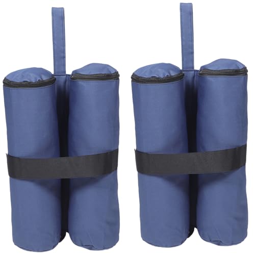 Supvox 2 Stück Sandfüllbare Oxford Sandsäcke für Zelt und Sonnenschirm Strapazierfähige Wetterfeste Gewichte zur Fixierung von Pavillon Camping Outdoor Langlebig von Supvox